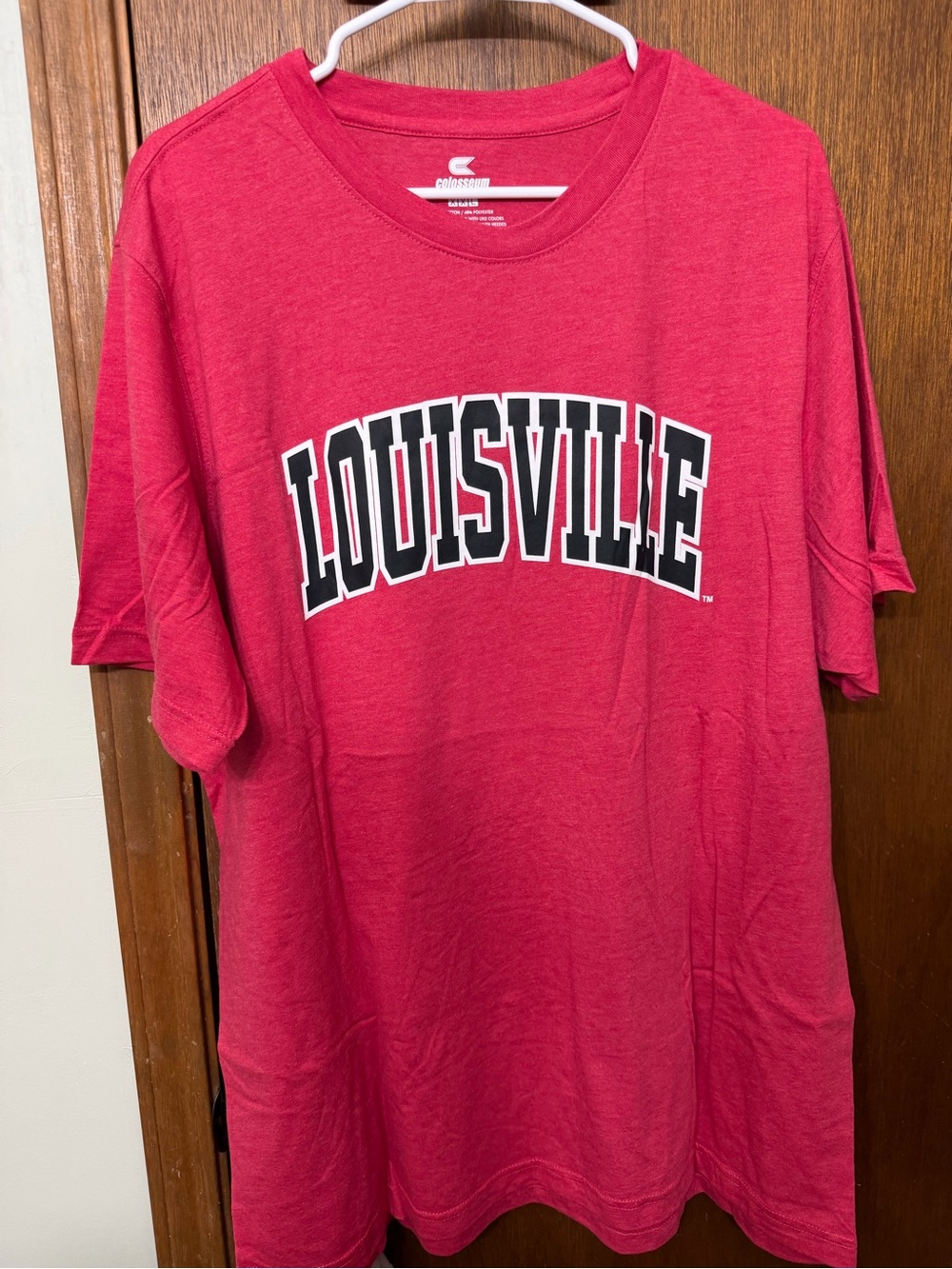 Colosseum Red "LOUISVILLE" Short Sleeve Tee